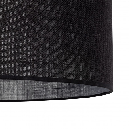 Lampa wisząca z abażurem Glorii 50cm czarna TK Lighting