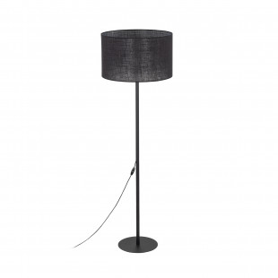Lampa podłogowa z abażurem Glorii 50cm H160cm czarna TK Lighting