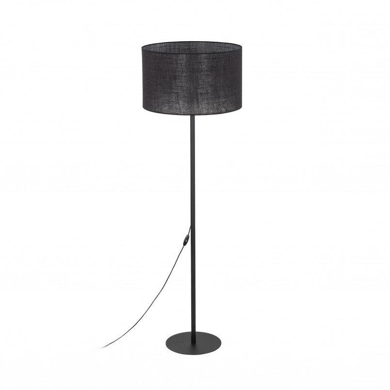 Lampa podłogowa z abażurem Glorii 50cm H160cm czarna TK Lighting