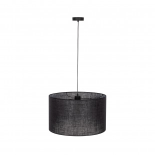 Lampa wisząca z abażurem Glorii 50cm czarna TK Lighting