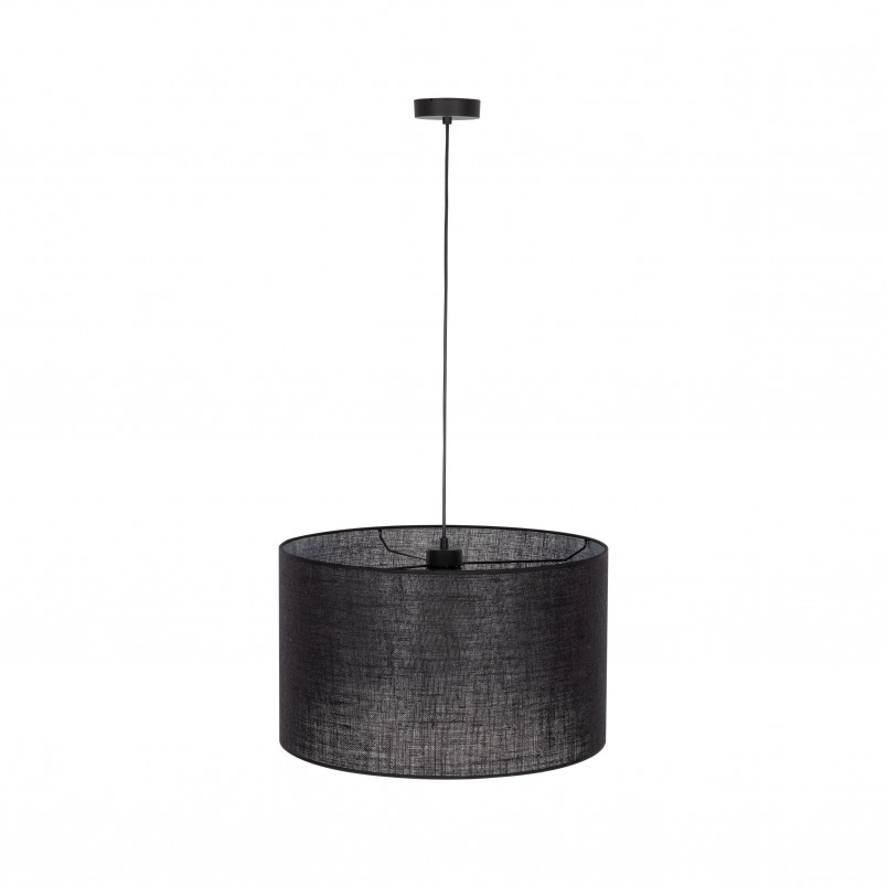 Lampa wisząca z abażurem Glorii 50cm czarna TK Lighting
