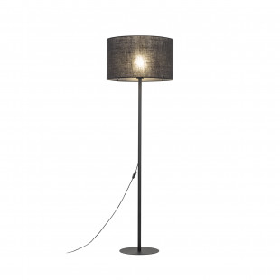 Lampa podłogowa z abażurem Glorii 50cm H160cm czarna TK Lighting