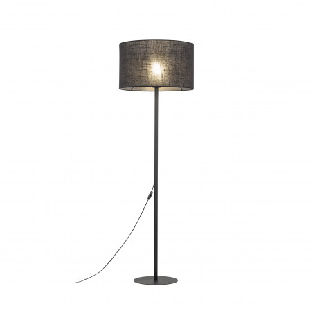Lampa podłogowa z abażurem Glorii 50cm H160cm czarna TK Lighting