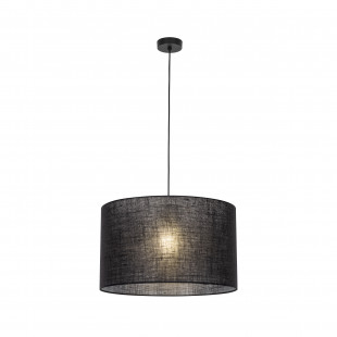 Lampa wisząca z abażurem Glorii 50cm czarna TK Lighting