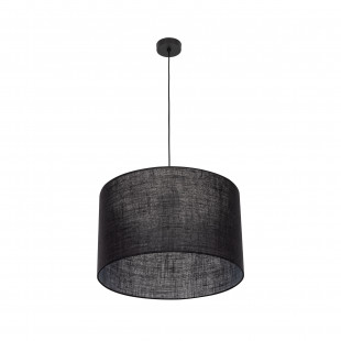 Lampa wisząca z abażurem Glorii 50cm czarna TK Lighting