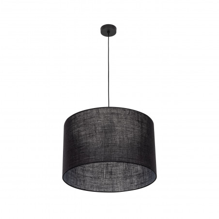 Lampa wisząca z abażurem Glorii 50cm czarna TK Lighting
