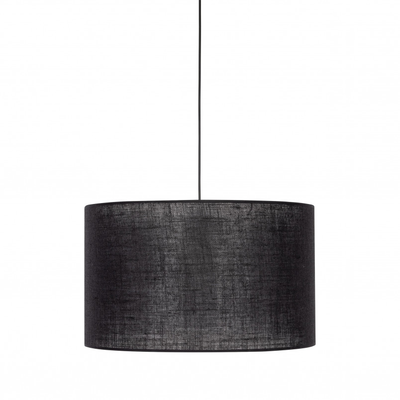 Lampa wisząca z abażurem Glorii 50cm czarna TK Lighting