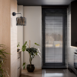 Kinkiet wiszący z abażurem Harmony Nature brązowy / czarny TK Lighting