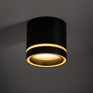 Lampa spot tuba z żarówką LED Jet 8,5cm czarna TK Lighting