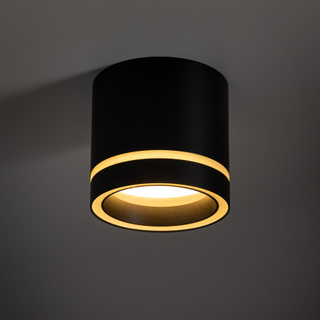 Lampa spot tuba z żarówką LED Jet 8,5cm czarna TK Lighting