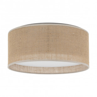Plafon okrągły boho Juta 45cm brązowy TK Lighting