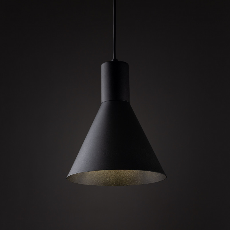 Lampa wisząca metalowa loft Jump 18cm czarna TK Lighting