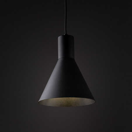 Lampa wisząca metalowa loft Jump 18cm czarna TK Lighting