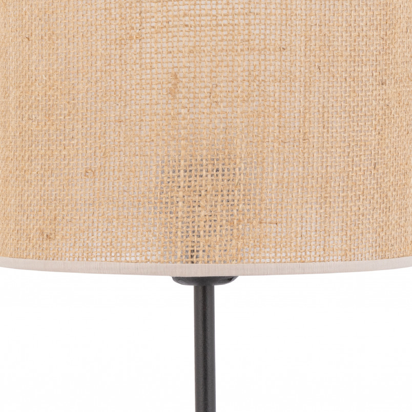 Lampka na szafkę nocną Juta 20cm H52cm brązowa TK Lighting