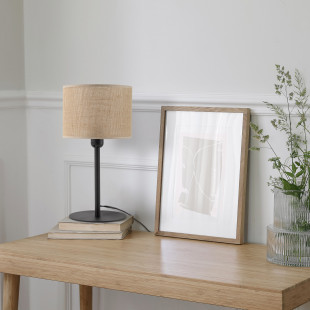 Lampka na szafkę nocną Juta 20cm H39cm brązowa TK Lighting