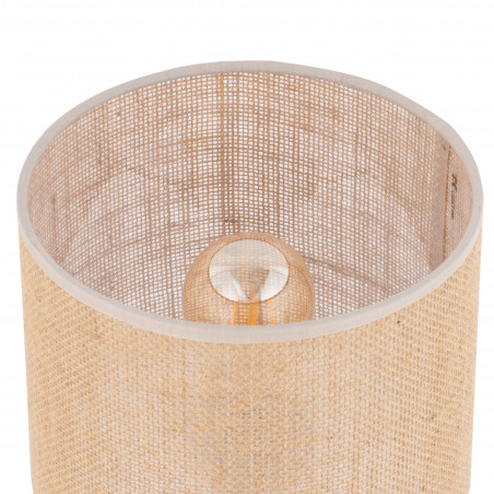 Lampka na szafkę nocną Juta 20cm H52cm brązowa TK Lighting