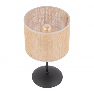 Lampka na szafkę nocną Juta 20cm H52cm brązowa TK Lighting