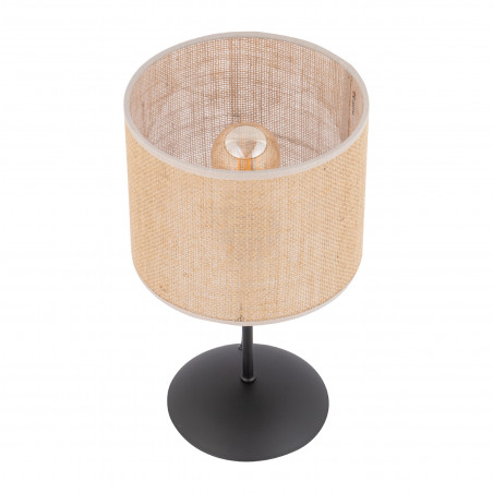 Lampka na szafkę nocną Juta 20cm H52cm brązowa TK Lighting