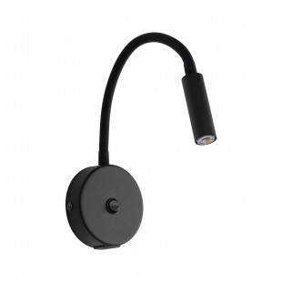 Kinkiet z włącznikiem i usb Lagos czarny TK Lighting