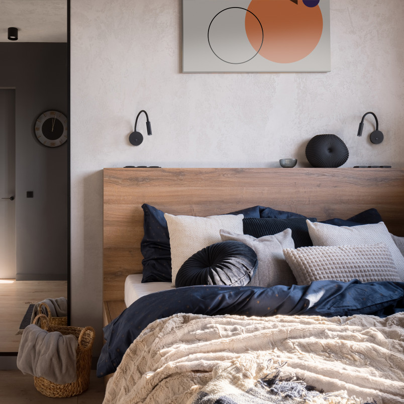 Kinkiet z włącznikiem regulowany Lagos czarny TK Lighting