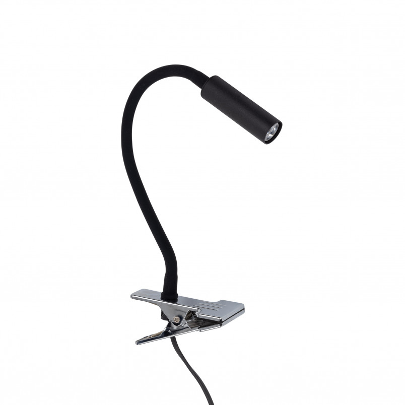 Lampa klips z regulacją Lagos czarna TK Lighting