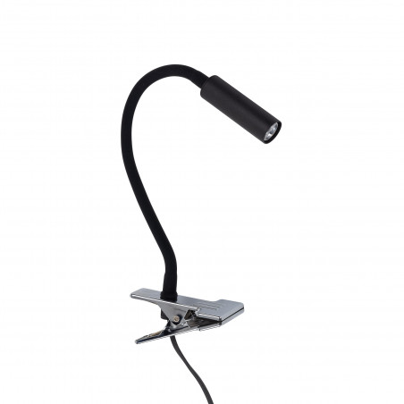 Lampa klips z regulacją Lagos czarna TK Lighting