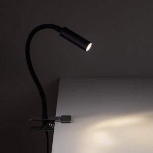 Lampa klips z regulacją Lagos czarna TK Lighting