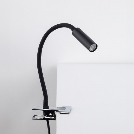 Lampa klips z regulacją Lagos czarna TK Lighting
