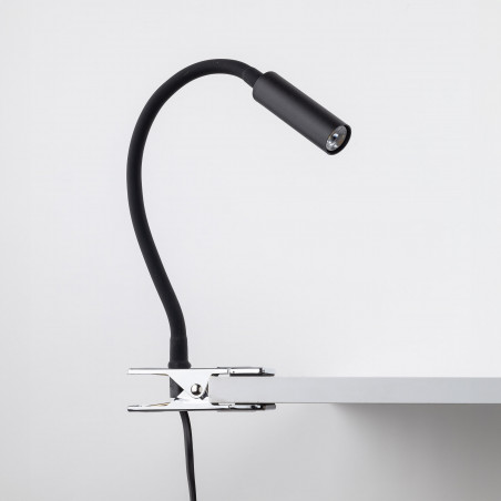 Lampa klips z regulacją Lagos czarna TK Lighting