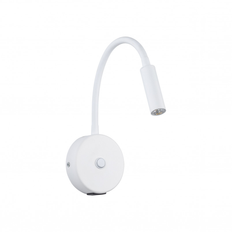 Kinkiet z włącznikiem i usb Lagos biały TK Lighting