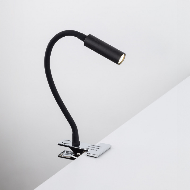 Lampa klips z regulacją Lagos czarna TK Lighting