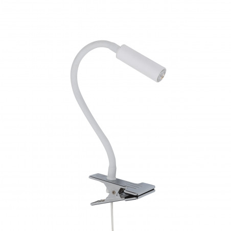 Lampa klips z regulacją Lagos biała TK Lighting