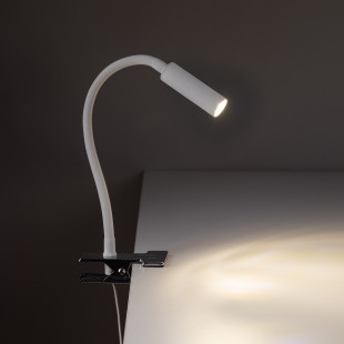 Lampa klips z regulacją Lagos biała TK Lighting