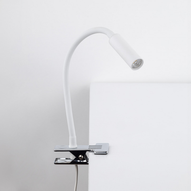 Lampa klips z regulacją Lagos biała TK Lighting