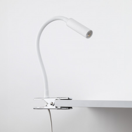 Lampa klips z regulacją Lagos biała TK Lighting