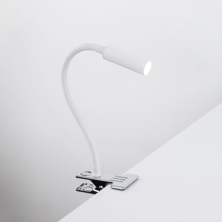 Lampa klips z regulacją Lagos biała TK Lighting