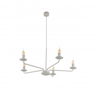 Żyrandol świecznikowy wiszący Limal V 72cm beżowy TK Lighting
