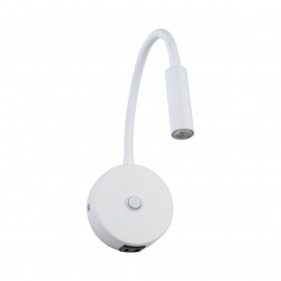 Kinkiet z włącznikiem i usb Lagos biały TK Lighting