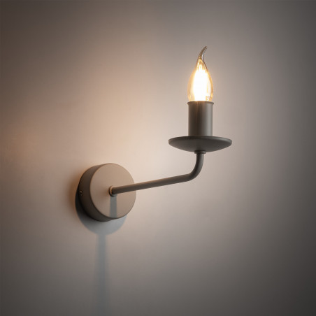 Kinkiet świecznikowy na wysięgniku Limal beżowy TK Lighting