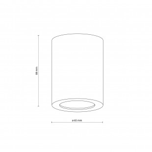 Lampa spot ogrodowa Ligno IP44 6,5cm H8,8cm czarna TK Lighting