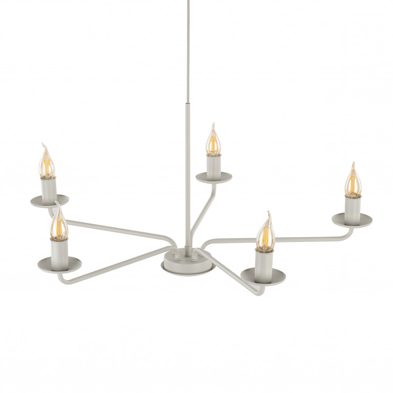 Żyrandol świecznikowy wiszący Limal V 72cm beżowy TK Lighting
