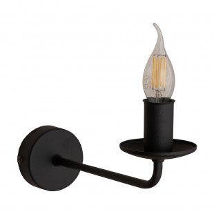 Kinkiet świecznikowy na wysięgniku Limal czarny TK Lighting