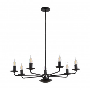 Żyrandol świecznikowy wiszący Limal VII 72cm czarny TK Lighting