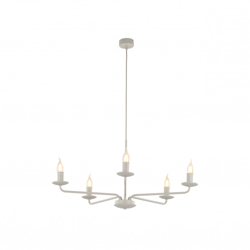 Żyrandol świecznikowy wiszący Limal V 72cm beżowy TK Lighting