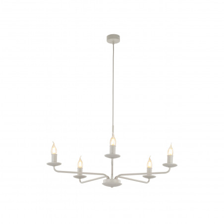Żyrandol świecznikowy wiszący Limal V 72cm beżowy TK Lighting