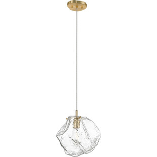 Lampa wisząca szklana glamour ROCK 30 przeźroczysty/złoty marki ZumaLine