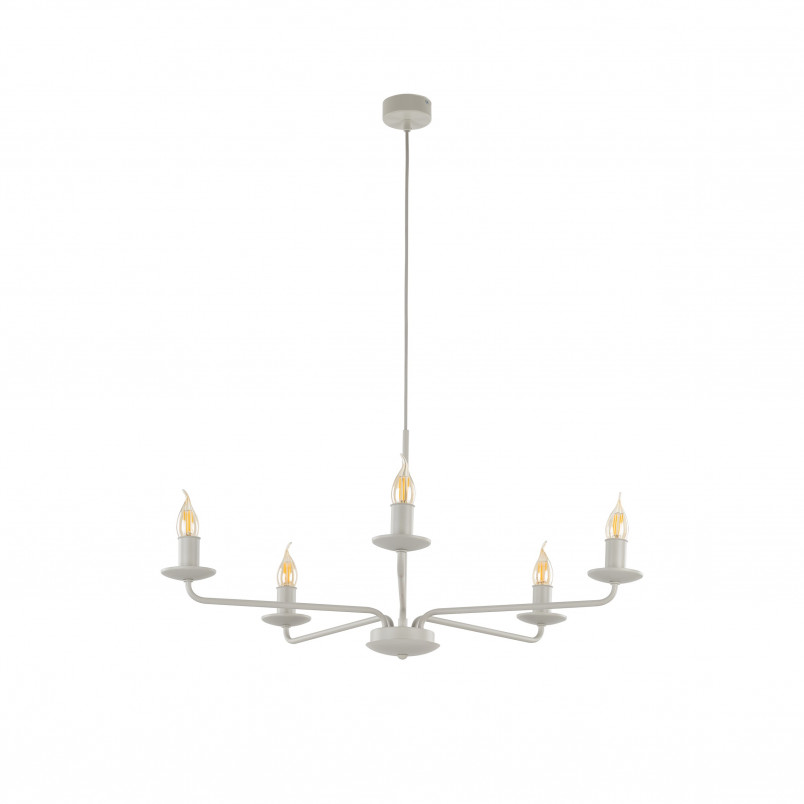 Żyrandol świecznikowy wiszący Limal V 72cm beżowy TK Lighting