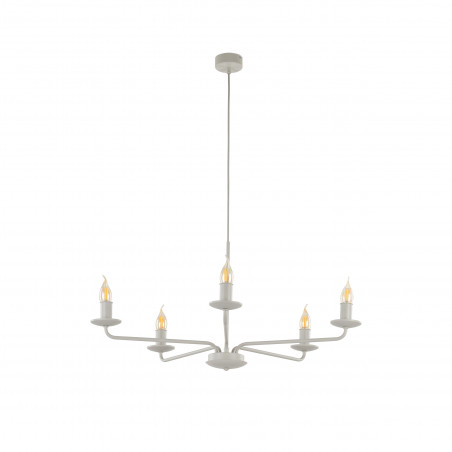 Żyrandol świecznikowy wiszący Limal V 72cm beżowy TK Lighting