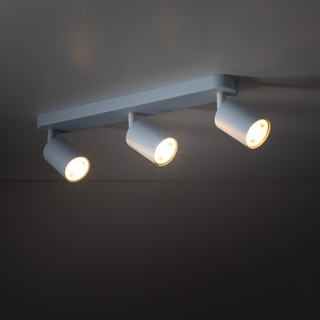 Reflektor sufitowy potrójny Livia błękitny TK Lighting