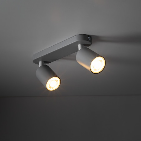 Reflektor sufitowy podwójny Livia szary TK Lighting